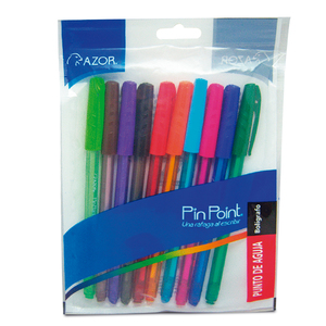 BOLIGRAFO AZOR PINPOINT FINO COLORES SURTIDOS 12U BOLIGRAFO AZOR PINPOINT FINO COLORES SURTIDOS 12U