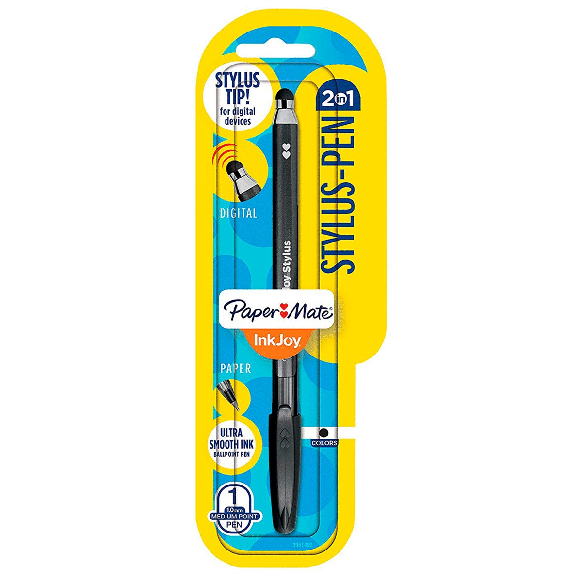 BOLIGRAFO PAPER MATE INKJOY (2 EN 1, NEGRO, 1.0MM)