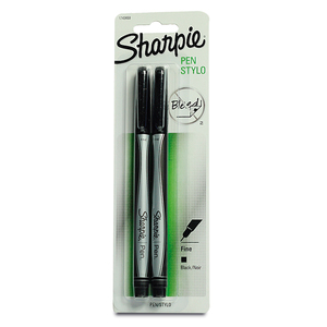 SHARPIE PEN FINE NEGRO B/2 SHARPIE PEN FINE NEGRO B/2