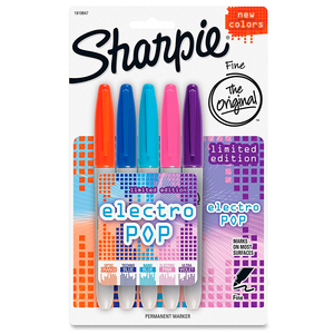 MARCADORES SHARPIE ELECTRO POP B/5 MARCADORES SHARPIE ELECTRO POP B/5