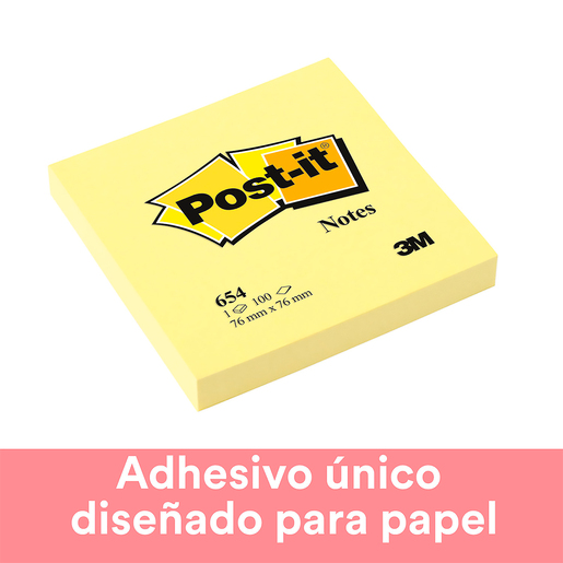 POST-IT AMARILLO 3X3 100H PZA
