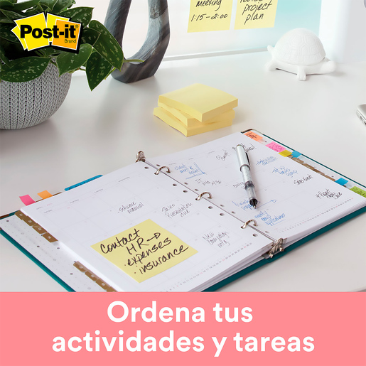 NOTAS ADHESIVAS POST IT AMARILLO 3X3 100H 1U