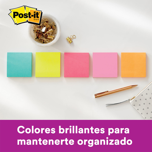 NOTAS ADHESIVAS POST-IT 3X3P 5U (MIAMI)