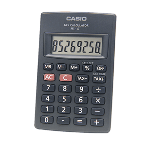 CALCULADORA CASIO MINI HL-4A CALCULADORA CASIO MINI HL-4A