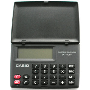 CALCULADORA PORTATIL 8 DIG C/TAPADERA