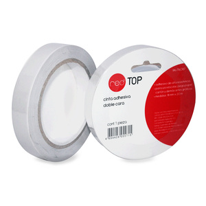 CINTA ADHESIVA DOBLE CARA RED TOP (18 MM X 20 M, 1 PZA.) CINTA ADHESIVA DOBLE CARA RED TOP (18 MM X 20 M, 1 PZA.)