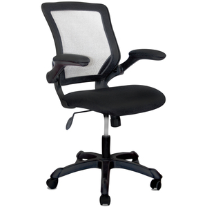 SILLA SECRETARIAL MESH C/BRAZOS ABATIBLES NEGRA SILLA SECRETARIAL MESH C/BRAZOS ABATIBLES NEGRA