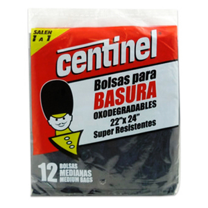 BOLSA DE BASURA MEDIANA 23X24 CENTINEL BOLSA DE BASURA MEDIANA 23X24 CENTINEL