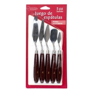 JUEGO ESPATULAS METALICAS B/5 JUEGO ESPATULAS METALICAS B/5