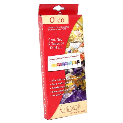 ESTUCH PINTURA OLEO C/12
