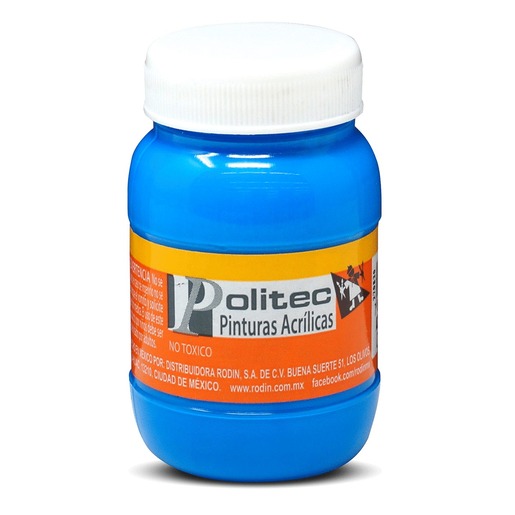 PINTURA ACRILIICA AZUL CELESTE POLITEC N313 100ML