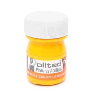 PINTURA ACRILICA AMARILLLO MEDIO POLITEC N318 20ML