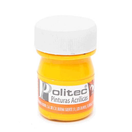 PINTURA ACRILICA AMARILLLO MEDIO POLITEC N318 20ML