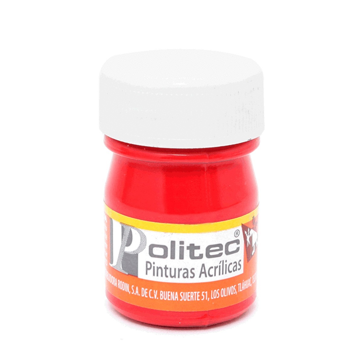 PINTURA ACRILICA ROJO TOLUIDINO POLITEC N309 20ML PZ