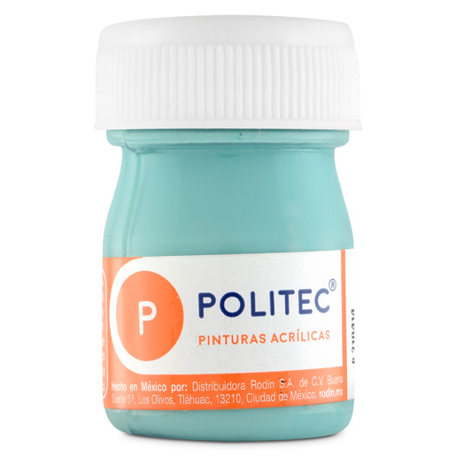 PINTURA ACRILICA VERDE PALIDO POLITEC 20ML PZ