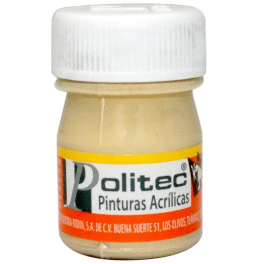 PINTURA ACRILICA CREMA POLITEC 20ML PZ