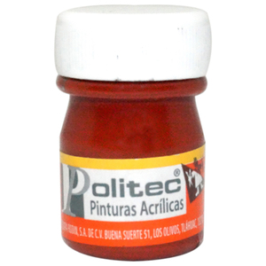 PINTURA ACRILICA ROJO OXIDO POLITEC 20ML PZ