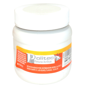 PINTURA ACRILICA BLANCO TITANEO POLITEC N301 250ML