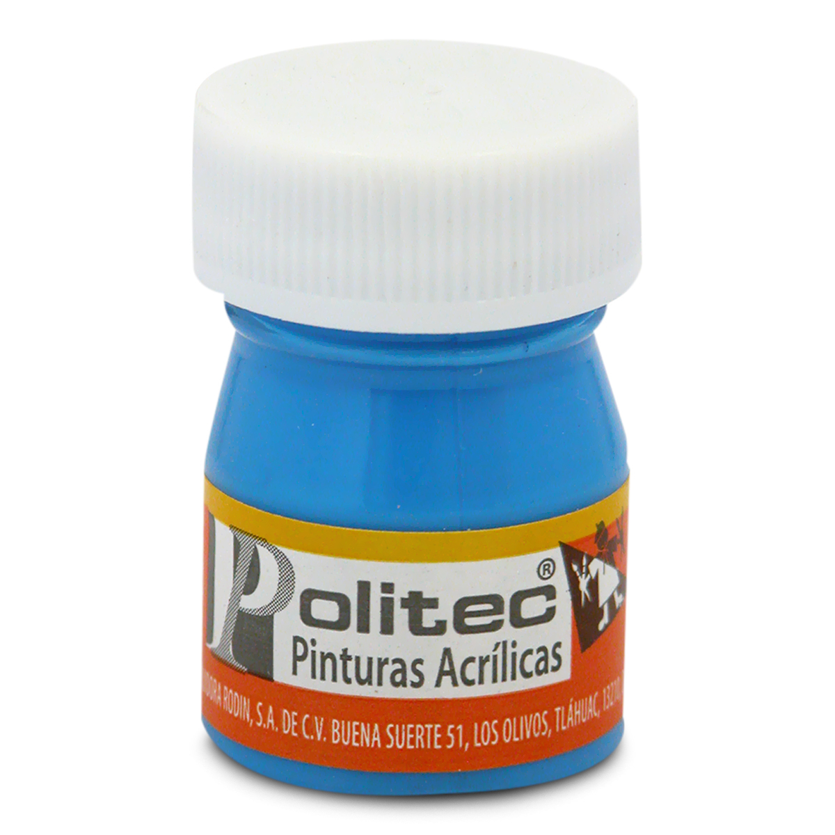 PINTURA ACRILICA AZUL CELESTE POLITEC N313 250ML PZ