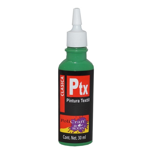 PINTURA TEXTIL PTX VERDE ESMERALDA 616 PZ