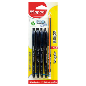 BOLIGRAFO ICE CLICK PUNTO MEDIANO/BLISTER 4 PIEZAS BOLIGRAFO ICE CLICK PUNTO MEDIANO/BLISTER 4 PIEZAS