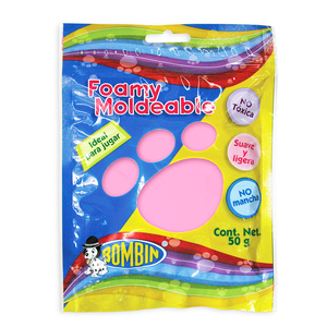 FOAMY MOLDEABLE BOMBIN ROSA 1U FOAMY MOLDEABLE BOMBIN ROSA 1U