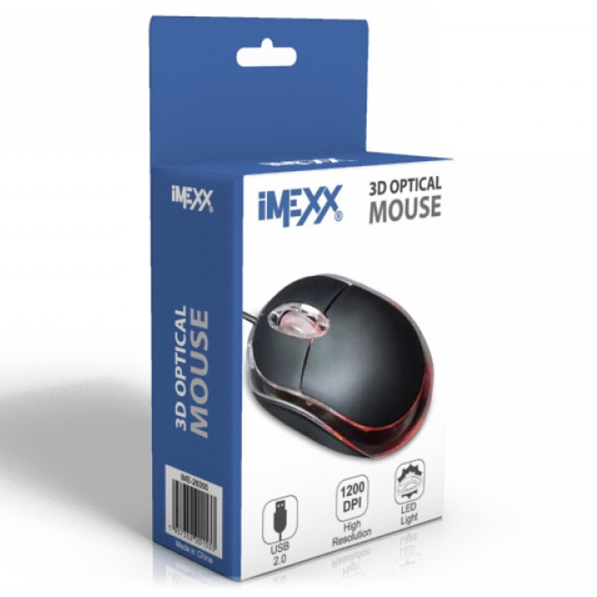 MOUSE ALAMBRICO CON LUZ LED