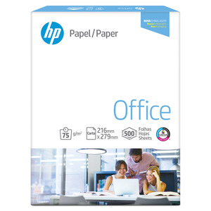 PAPEL HP OFFICE TAMAÑO CARTA RESMA CON 500 HOJAS