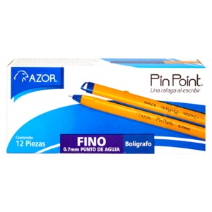 BOLIGRAFO AZOR PIN POINT BOLI CUERPO AM AZ C/12 BOLIGRAFO AZOR PIN POINT BOLI CUERPO AM AZ C/12