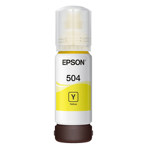 BOTELLA DE TINTA EPSON T504 (AMARILLA)