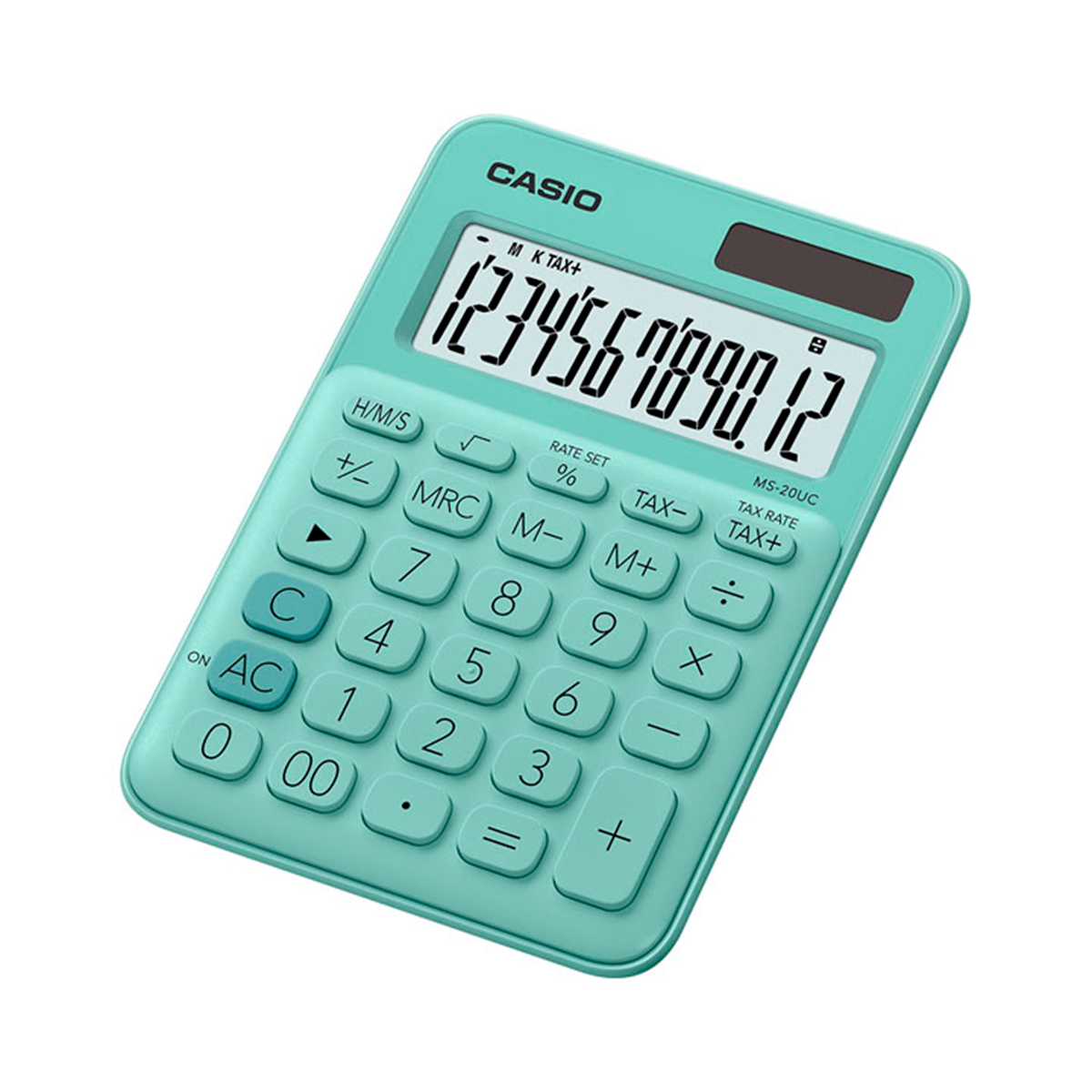 CALCULADORA CASIO MINI COLORES MS-7UC-GN