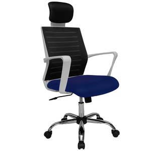 SILLA GERENCIAL AZUL MESH MOBELT SILLA GERENCIAL AZUL MESH MOBELT