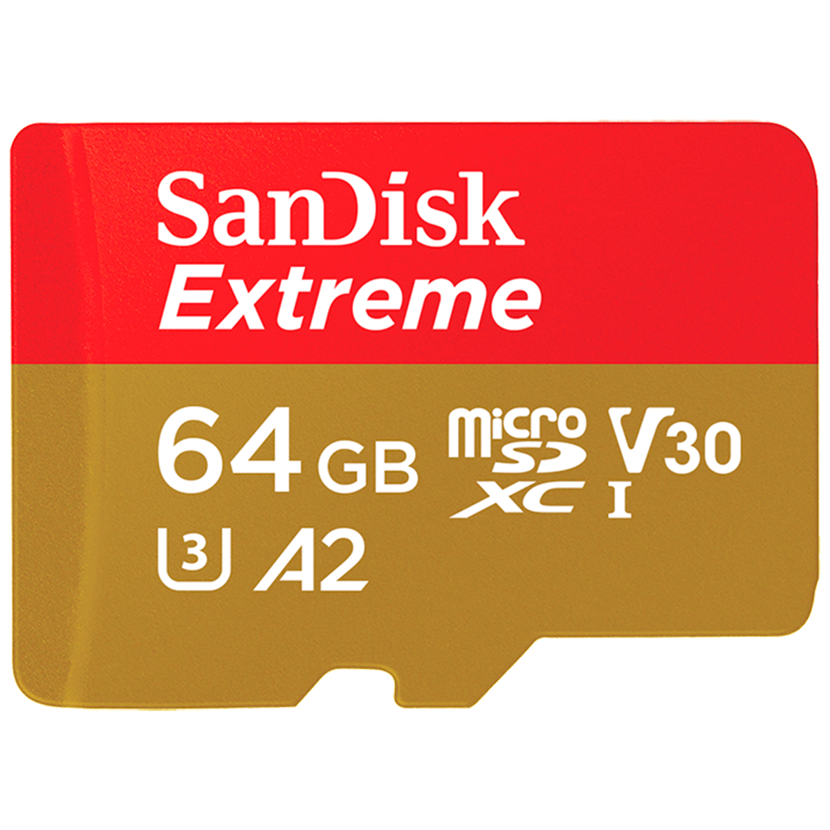 MICROSD SANDISK EXTREME 64GB W/SD ADPT (ACT CAM)