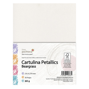 CARTULINA CARTA PETALLICS BEARGR 265GR 30H CARTULINA CARTA PETALLICS BEARGR 265GR 30H