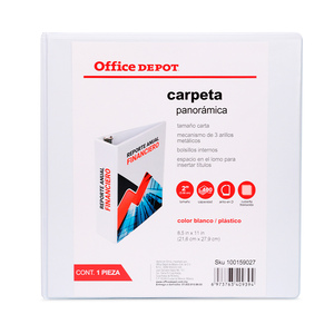 CARPETA, 3 ARILLOS EN D , TAMANO CARTA, 2.0 PULG CARPETA, 3 ARILLOS EN D , TAMANO CARTA, 2.0 PULG