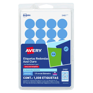 ETIQ CIRCULAR 3/4 AZ CL C/816 ETIQ CIRCULAR 3/4 AZ CL C/816