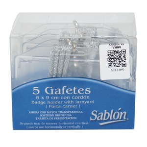 PORTAGAFETE CON CORDON 5 PZAS PORTAGAFETE CON CORDON 5 PZAS