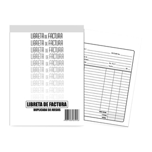 LIB.FACTURA DUPLICADA PEQ.C/50 LIB.FACTURA DUPLICADA PEQ.C/50