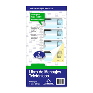 LIBRO MENSAJE TELEFONICO LIBRO MENSAJE TELEFONICO