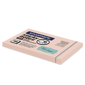 NOTAS ADHESIVAS VINTAGE STUDMARK 3 X 5P 100H SALMON NOTAS ADHESIVAS VINTAGE STUDMARK 3 X 5P 100H SALMON