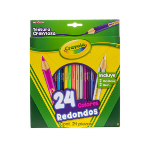 LAPICES DE COLOR CRAYOLA LARGOS 24U LAPICES DE COLOR CRAYOLA LARGOS 24U