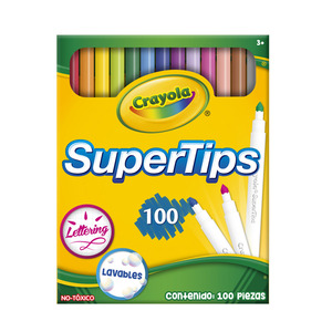 MARACADORES CRAYOLA SUPERTIPS 100U MARACADORES CRAYOLA SUPERTIPS 100U