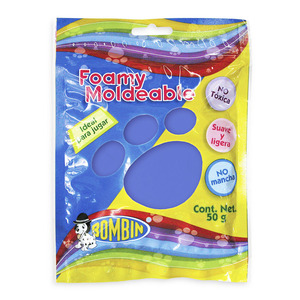 FOAMY MOLDEABLE BOMBIN AZUL 1U FOAMY MOLDEABLE BOMBIN AZUL 1U