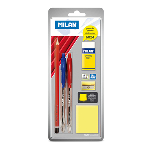 COMBO MILAN 6U(2 P1,LAPIZ ,BORRADOR,SACAPUNTAS,NOTAS ADHE.) COMBO MILAN 6U(2 P1,LAPIZ ,BORRADOR,SACAPUNTAS,NOTAS ADHE.)