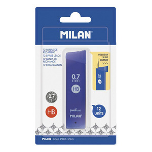MINAS DE GRAFITO 0.7MM MILAN MINAS DE GRAFITO 0.7MM MILAN