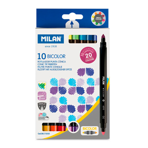 MARCADORES MILAN BICOLOR 10U MARCADORES MILAN BICOLOR 10U