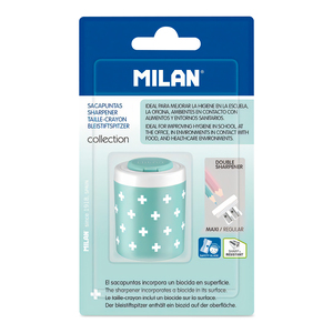 SACAPUNTAS MILAN 2O TURQUESA SACAPUNTAS MILAN 2O TURQUESA