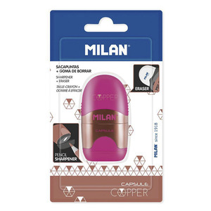 SACAPUNTA + BORRADOR MILAN CAPSULE COPPER ROSA SACAPUNTA + BORRADOR MILAN CAPSULE COPPER ROSA