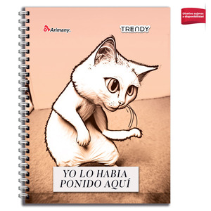 CUADERNO ESPIRAL ARIMANY TRENDY MULTIMATERIAS CUADROS 200H (PASTA SEMI DURA) CUADERNO ESPIRAL ARIMANY TRENDY MULTIMATERIAS CUADROS 200H (PASTA SEMI DURA)