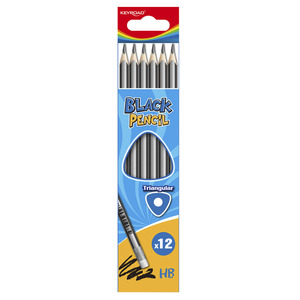 LAPIZ DE GRAFITO KEYROAD TRIANGULAR 12U LAPIZ DE GRAFITO KEYROAD TRIANGULAR 12U